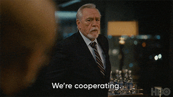 Cooperate Brian Cox GIF by SuccessionHBO