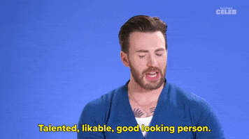 Good Looking Chris Evans GIF by BuzzFeed