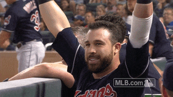 Cleveland Indians Wow GIF by MLB