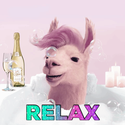 relax GIF by Jules Mumm