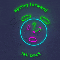 Neon Fall Back GIF by syd