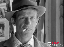 black and white smoking GIF by FilmStruck