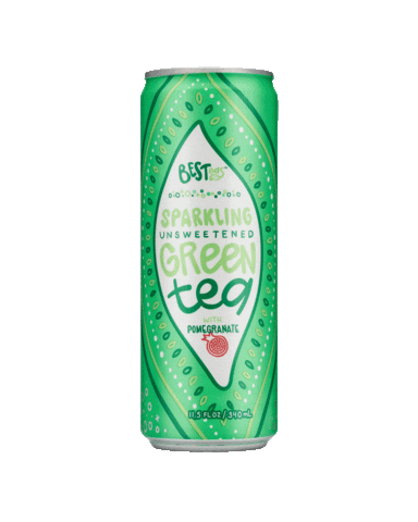 Sparkling Green Tea Sticker by BESTeas