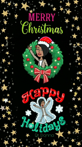 Merry Christmas Happy Holidays GIF by Dr. Donna Thomas Rodgers