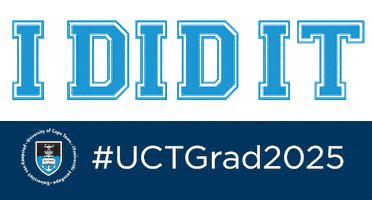 Uct Grad Sticker by University of Cape Town
