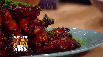 Chicken Wings Sauce GIF by Rachael Ray Show