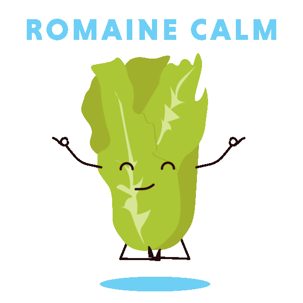 Remain Calm Romaine Lettuce Sticker by Beachbody for iOS & Android GIPHY