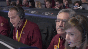 celebrate mission control GIF by NASA