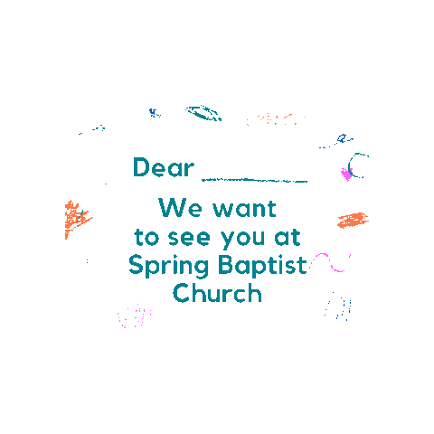 Spring Baptist Kids Sticker