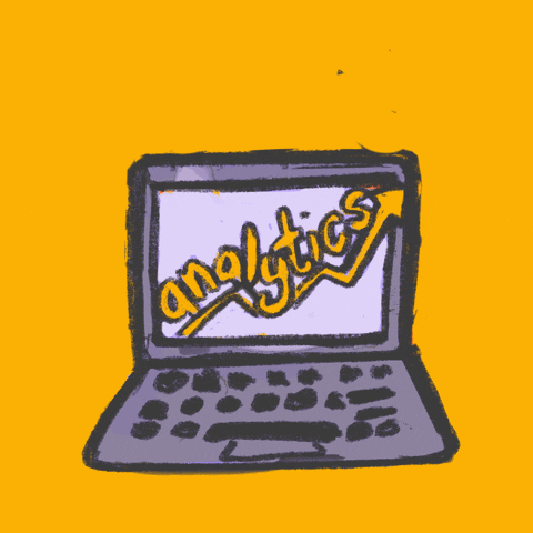fire marketing social media data laptop GIF