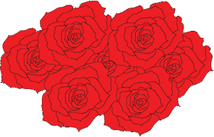Red Roses Sticker