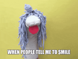 puppet smile GIF by Hazelnut Blvd