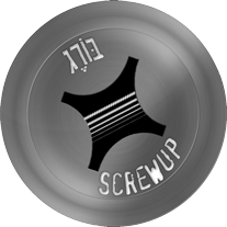 screwup screwup Sticker