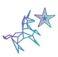 Rainbow Star Sticker
