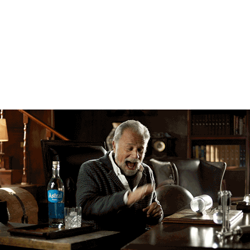 The Most Interesting Man In The World This Calls For Tequila Sticker by Astral Tequila