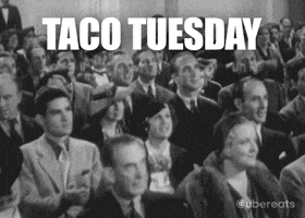 Tuesday Applause GIF by Uber Eats
