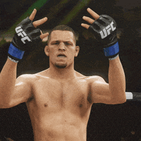nate diaz fight GIF by EA SPORTS UFC