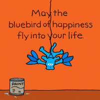 bird be happy GIF by Chippy the Dog