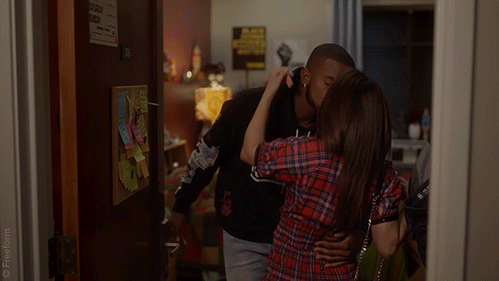 Trevor Jackson Kiss GIF by grown-ish - Find & Share on GIPHY