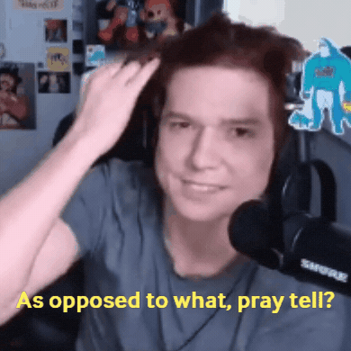 Excuse Me Pray Tell GIF