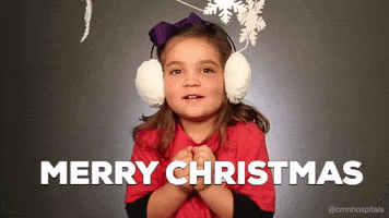 Merry Christmas Reaction GIF by Children's Miracle Network Hospitals