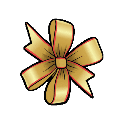Christmas Ribbon Sticker by Stadshart Woerden
