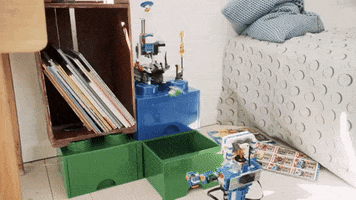 cleaning boost GIF by LEGO