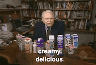 andy rooney milk GIF