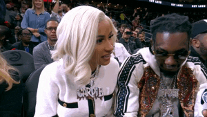 Cardi B Hair Flip GIF by NBA - Find & Share on GIPHY