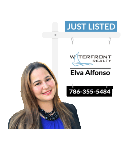 Elva Alfonso - Miami Waterfront Realty Sticker