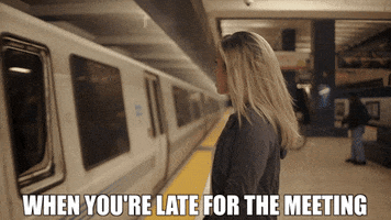 Late For Meeting Emily Peacock GIF
