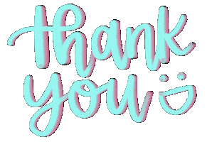 Thanks Thank You Sticker by AlwaysBeColoring