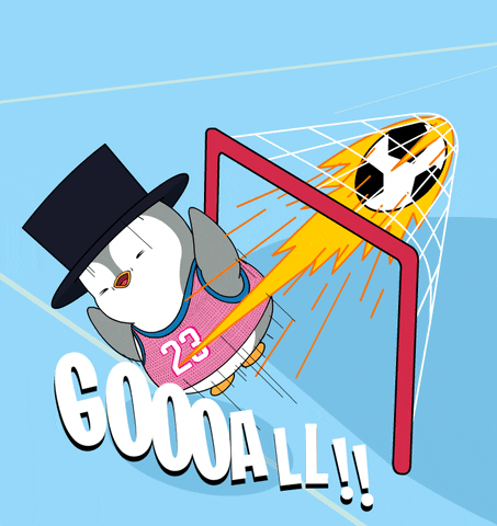 Hat Trick Soccer GIF by Pudgy Memez
