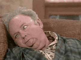 Archie Bunker Reaction GIF by MOODMAN