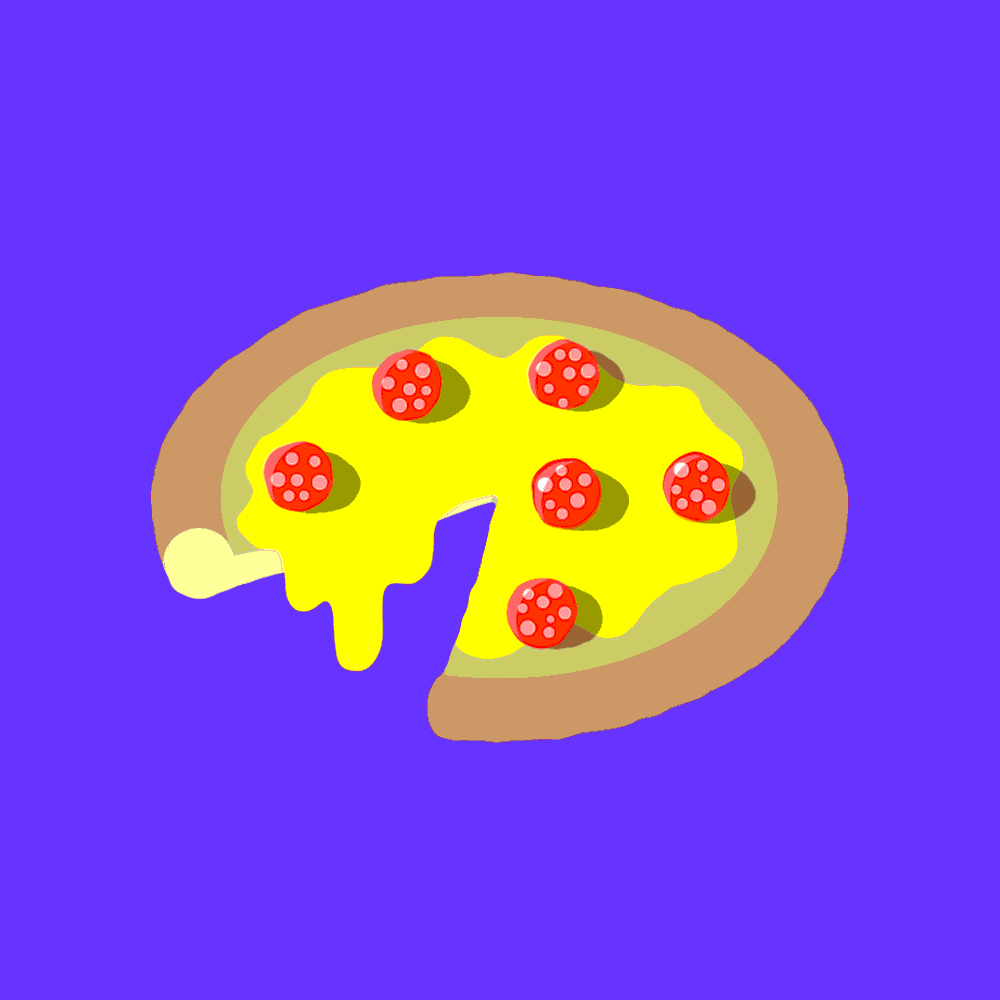 Animation Pizza GIF by michael tripolt / atzgerei