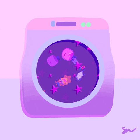 Animation Washing Machine GIF by suna☁️