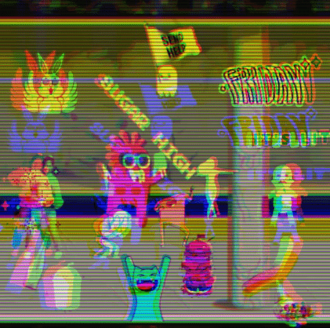 Friday #Sugar #Funny #Colorful GIF