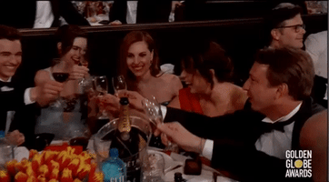 cheers goldenglobes2019 GIF by IMDb