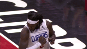 los angeles clippers kiss GIF by NBA