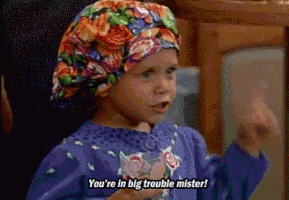 Michelle Tanner Trouble GIF
