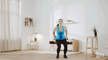Jumping Weight Loss GIF by 8fit
