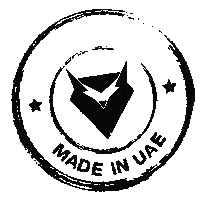 Madeinuae Sticker by Caracal bjj