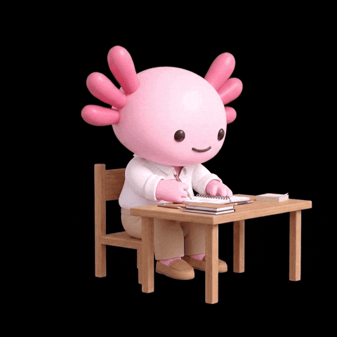 Pink Axolotl GIF by Hello Axel