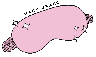 Sleepy Sticker by Mary Grace