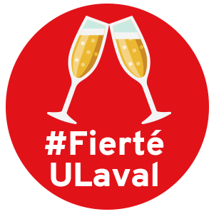 Celebration Cheers Sticker by Université Laval
