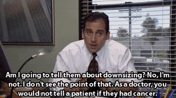 downsizing the office GIF