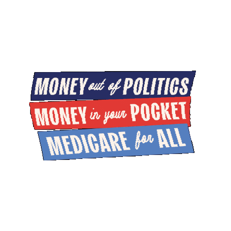 Money In Your Pocket Medicare For All Sticker by Abdul for Senate