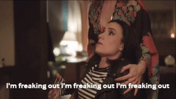 Natasha Negovanlis Panic GIF