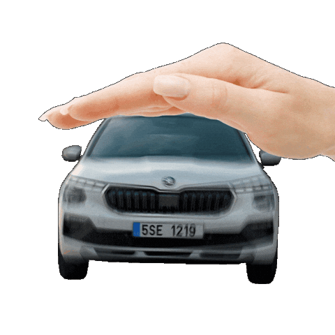 Car Driving Sticker by Škoda Global