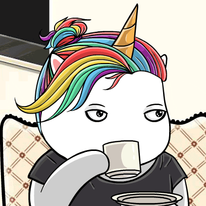 chubbiverse coffee rainbow nft unicorn GIF